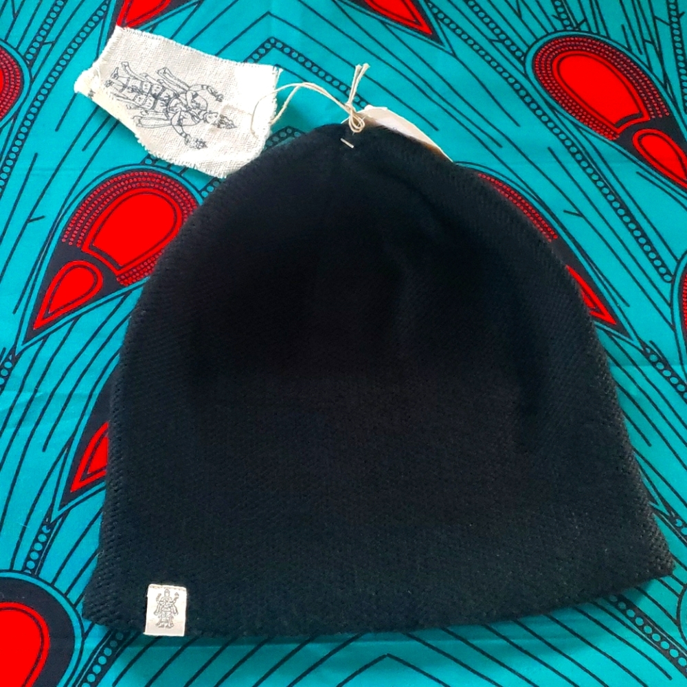 HM Nepalese BLK "Johnny" Depp Slouch Wool Beanie